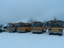 «Школьные автобусы» Сланцевских образовательных организаций прошли проверку на безопасность